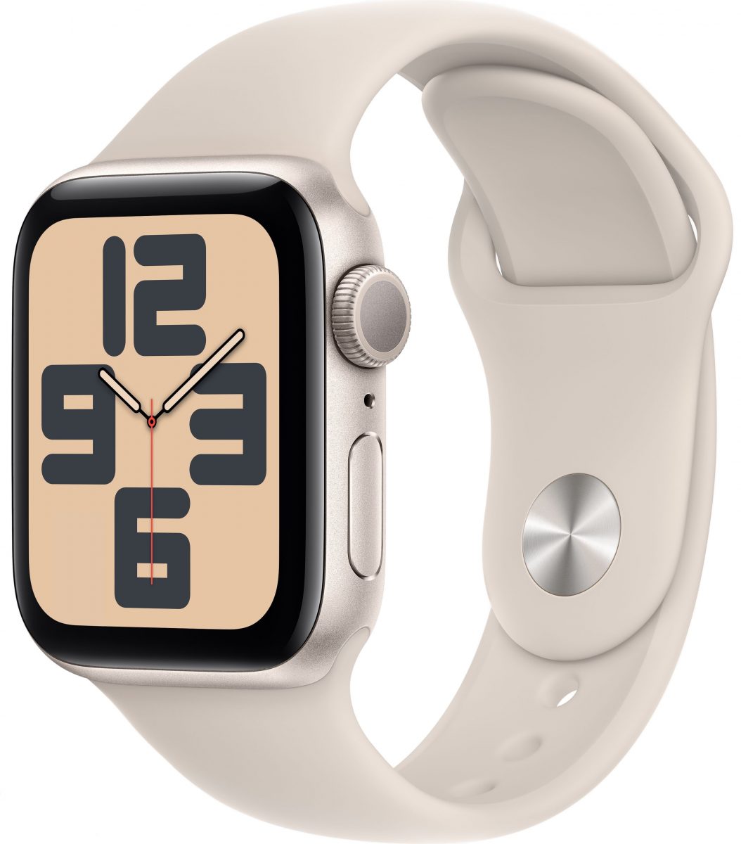 Apple Watch SE 2023 GPS 44mm, корпус из алюминия «Сияющая звезда» -  ОПТОГАДЖЕТ